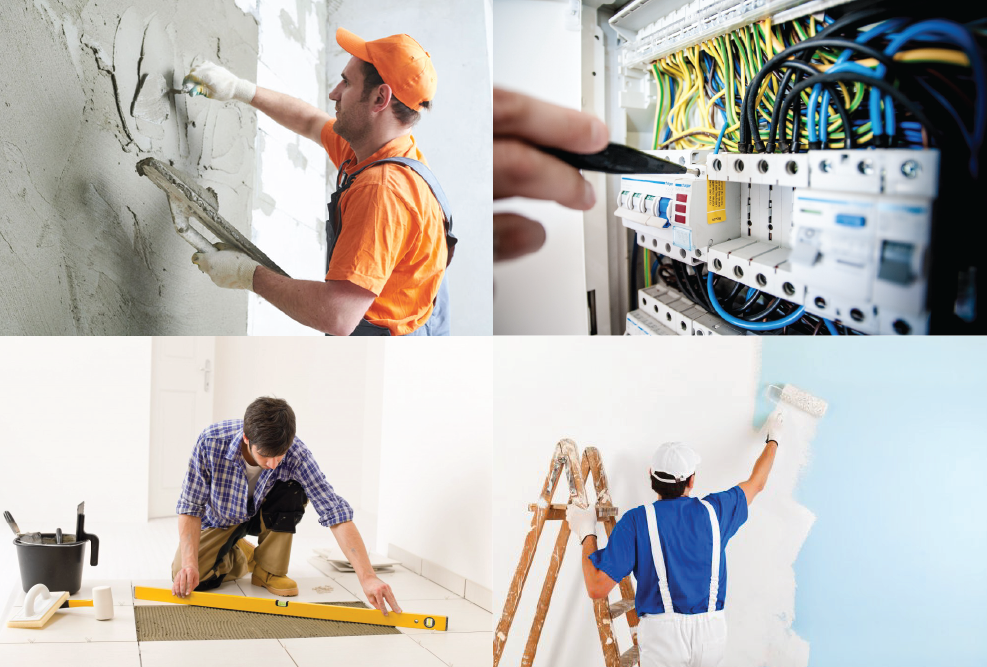 Betanított és szakmunkás munkák